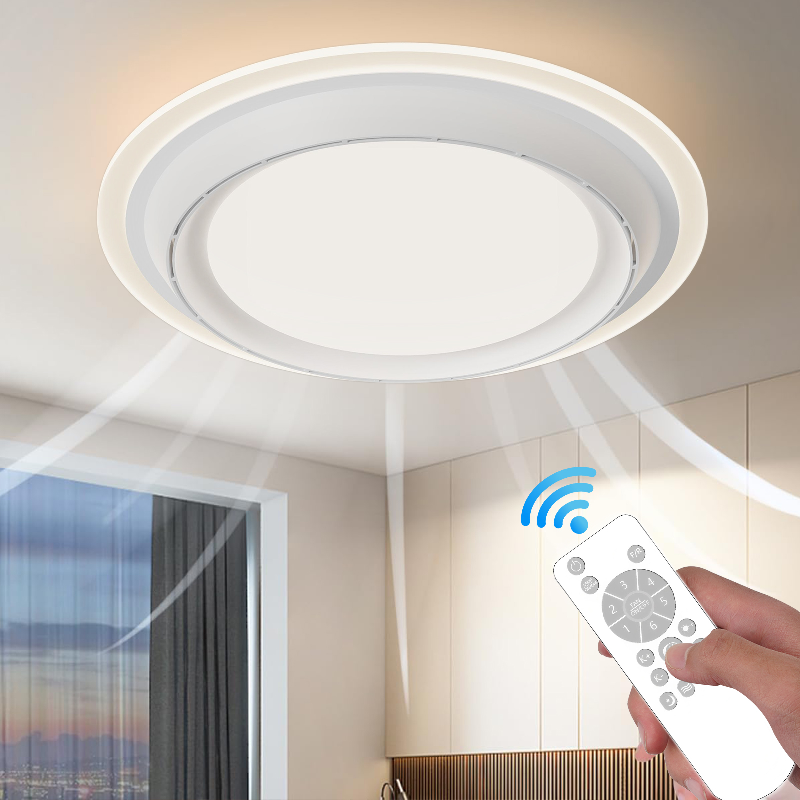 Decor Lighting Fans - LED Ceiling Fan Lamp Home Lighting