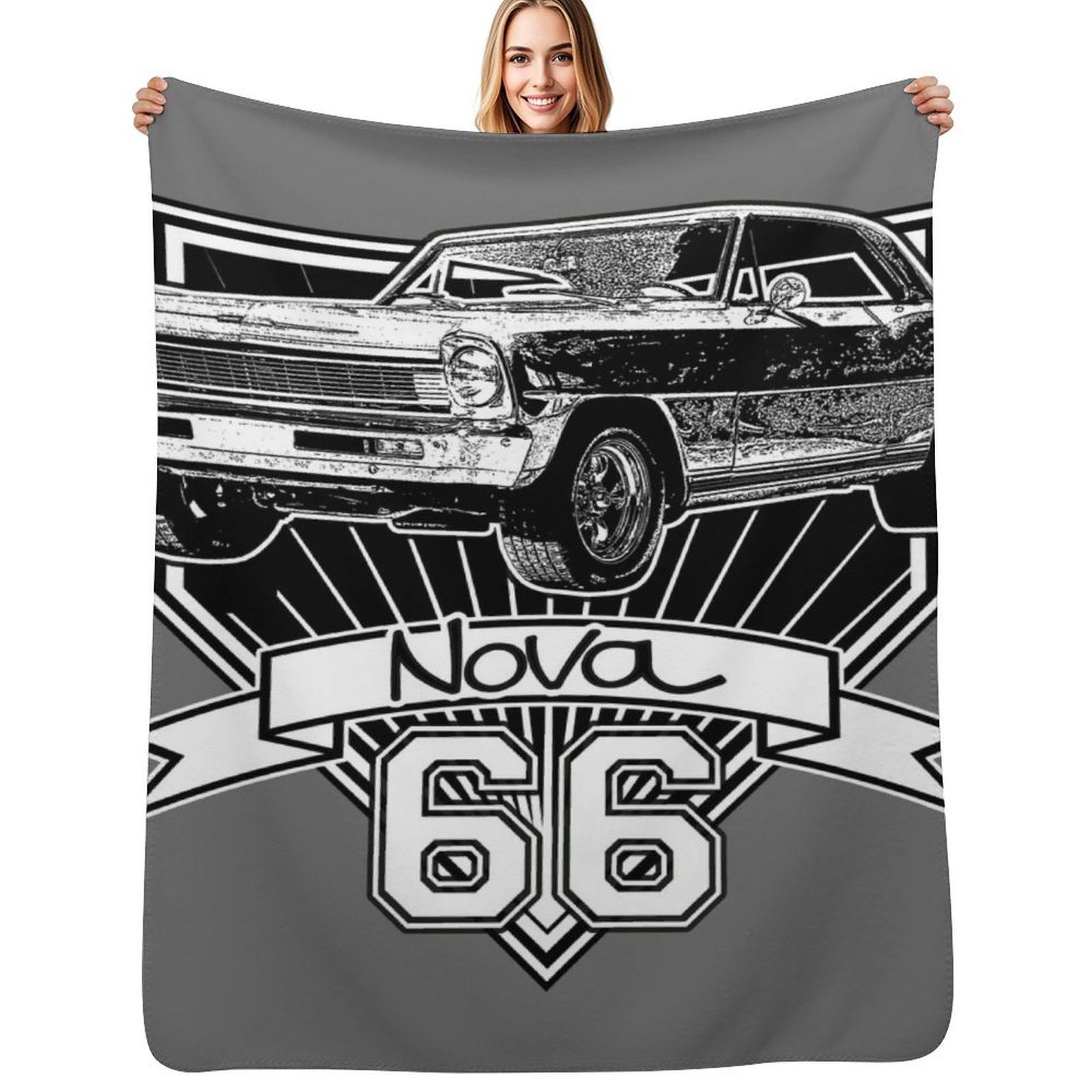 Nova Decor & Lighting Vase - 1966 Nova Throw Blanket Cozy Warm