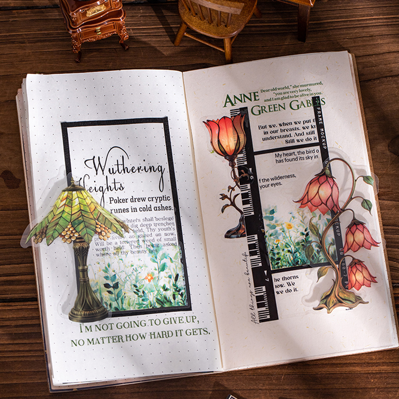 Decor Lighting Pack - Mr. Paper 4-Pack Flower Lantern Stickers