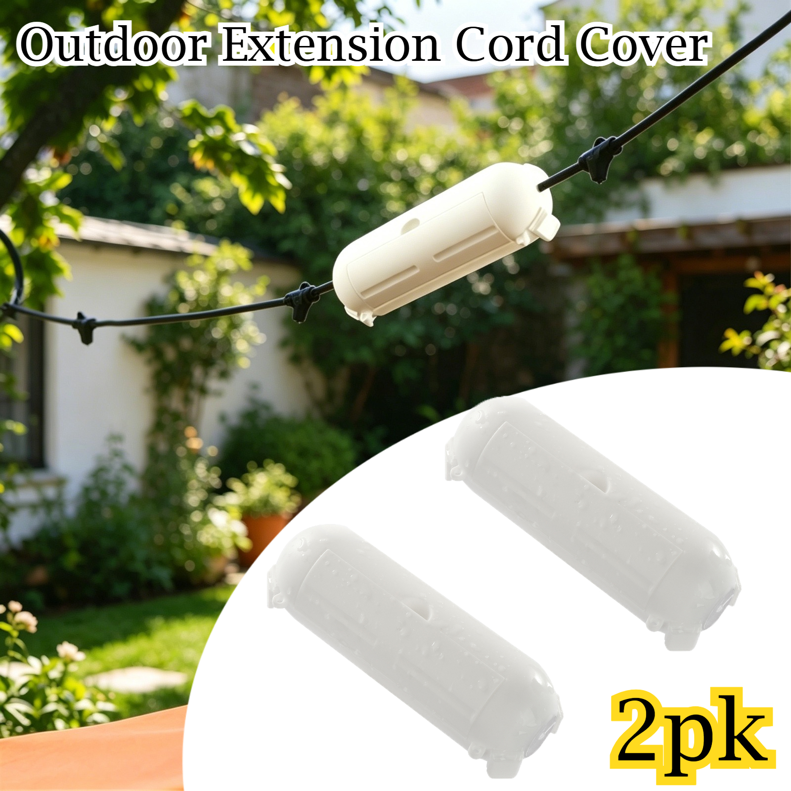 Decor Lighting Pack - 2 Pack Waterproof Outdoor Connection Box