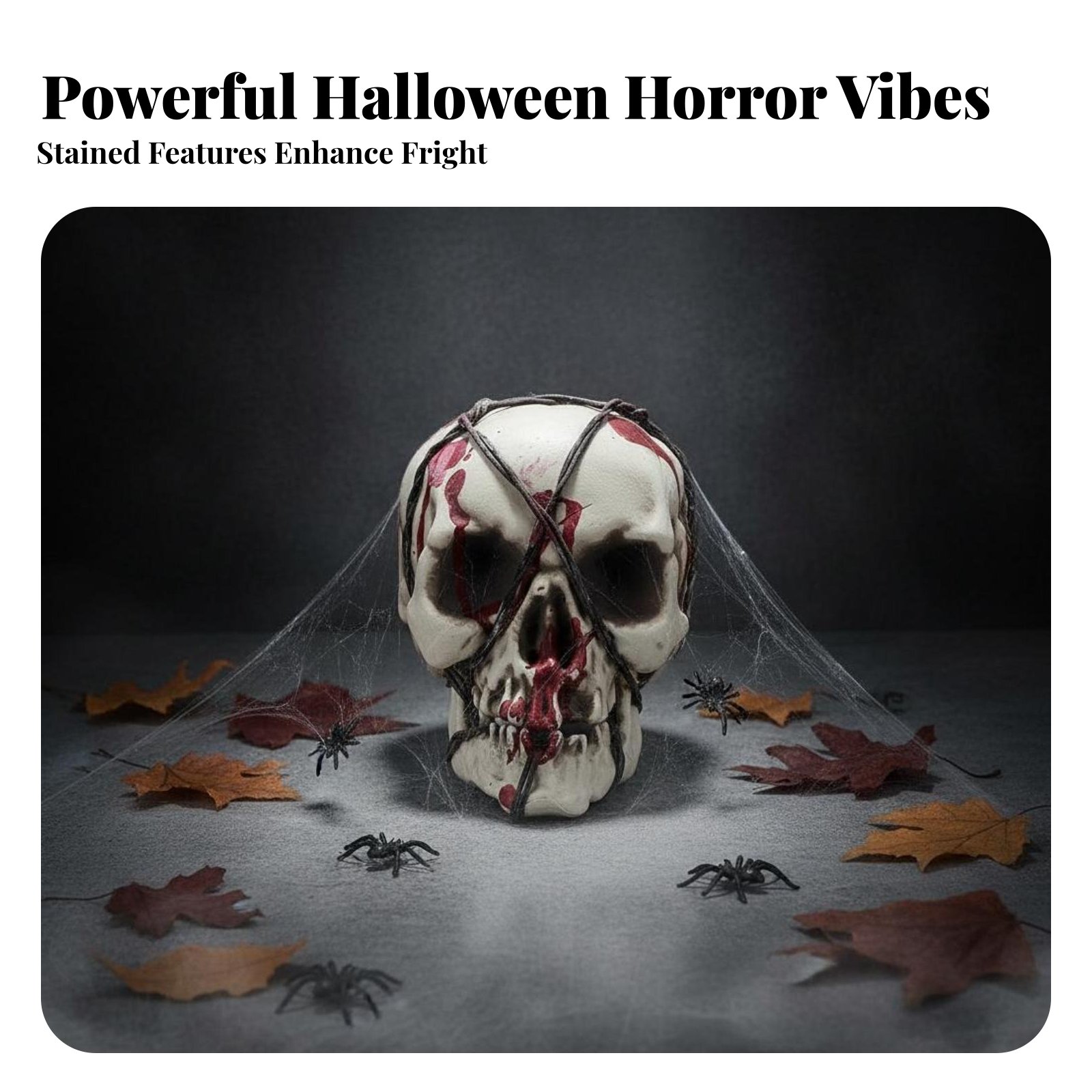 Home Lighting And Decor - Realistic Skull Model Horror Theme Halloween