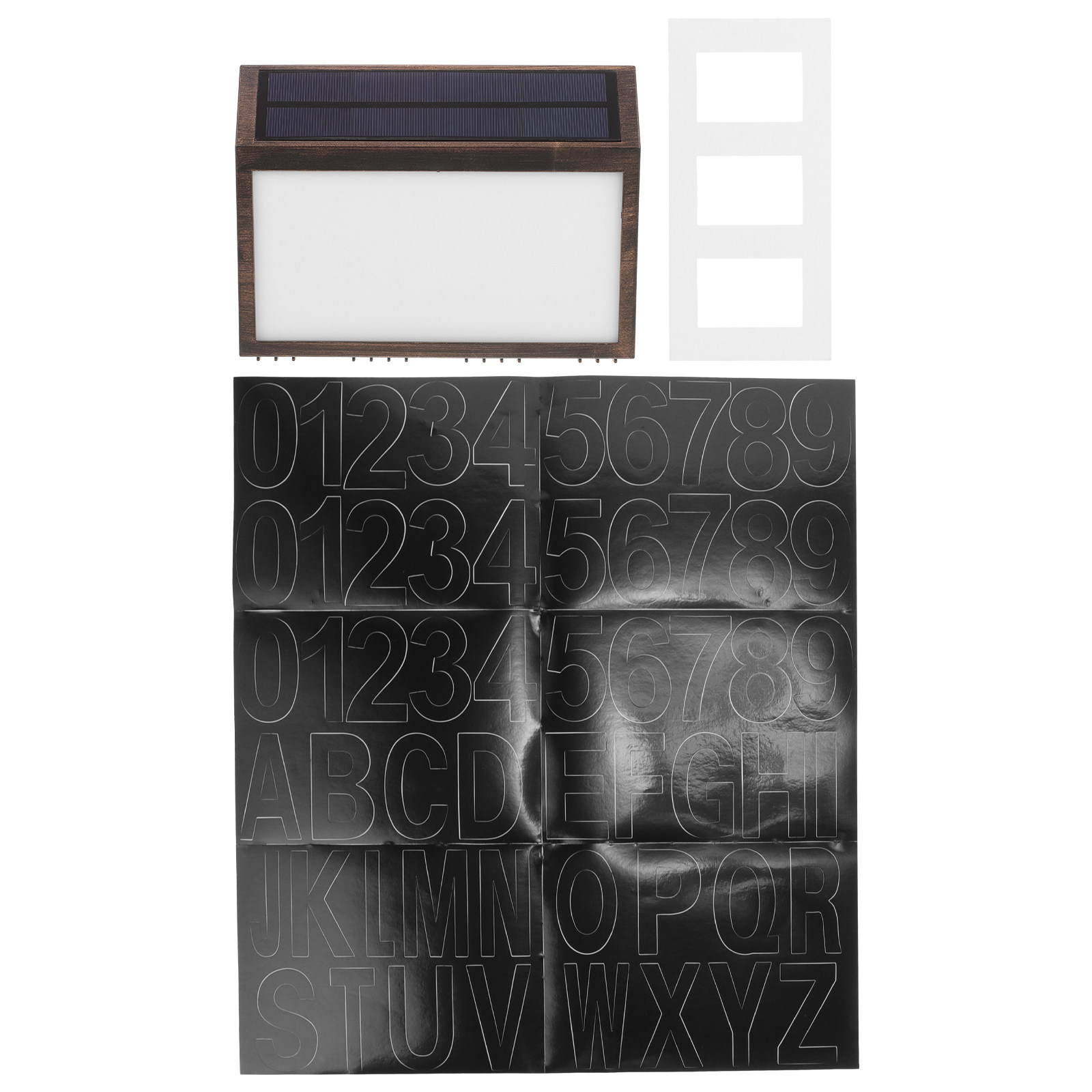 1 set 1 Set Solar Powered Numb - Decor Lighting Address のレビューと価格