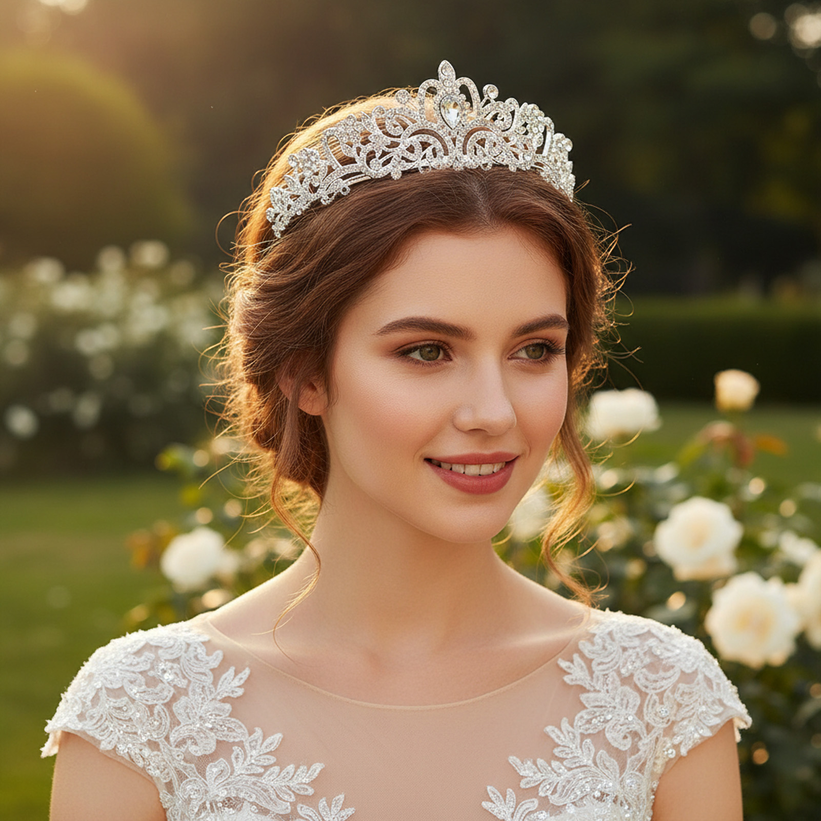 Elegant Bridal Crown Sparkly R - Elegant Decor & Lighting Llc のレビューと価格