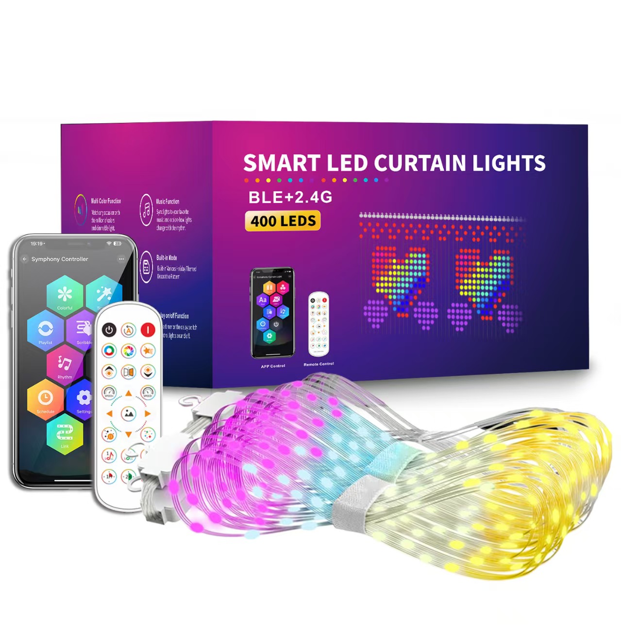 Christmas Lights Bluetooth Mus - Decor Lighting Address のレビューと価格