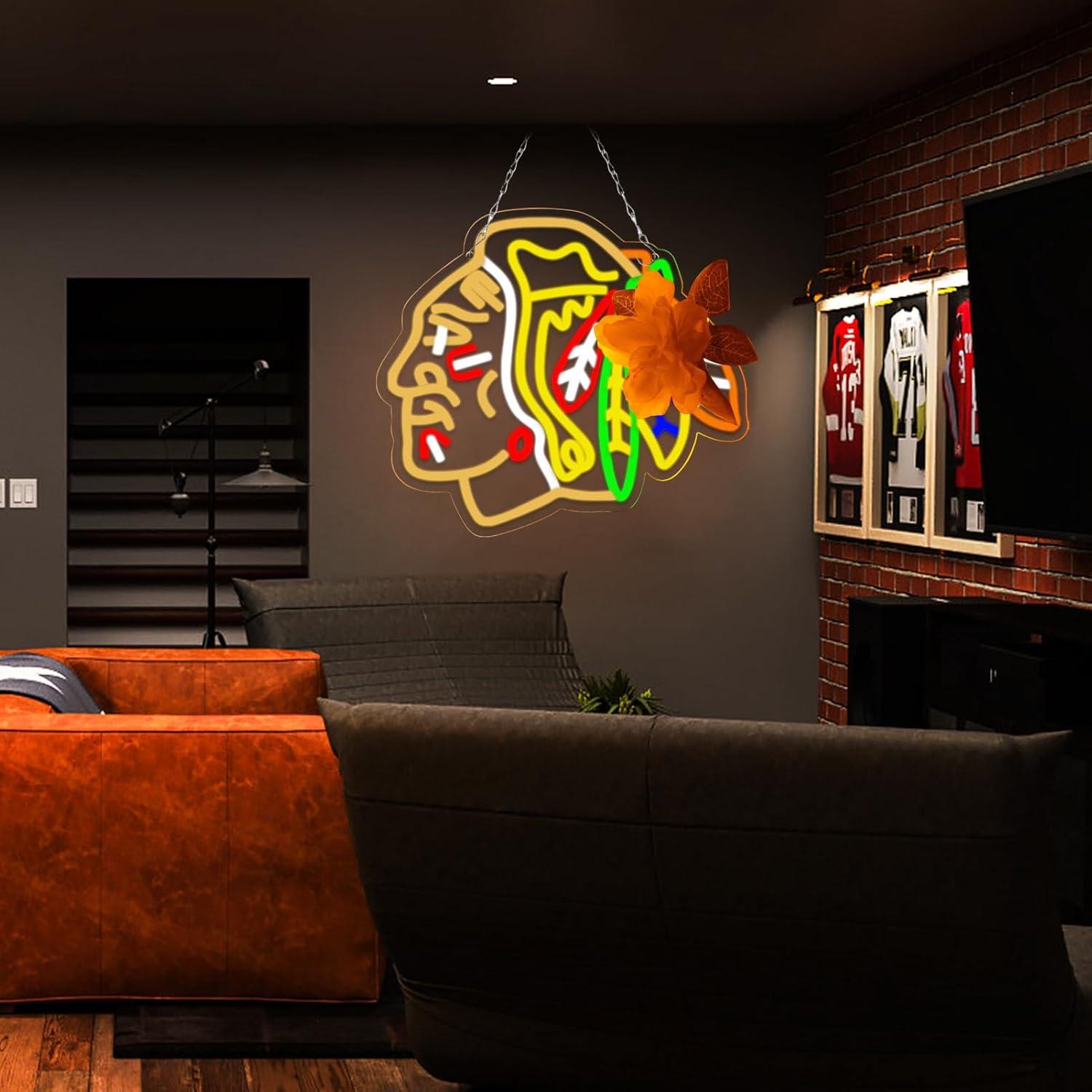 Ice Hockey Neon Signs USB Dimm - Decor Lighting Fans のレビューと価格
