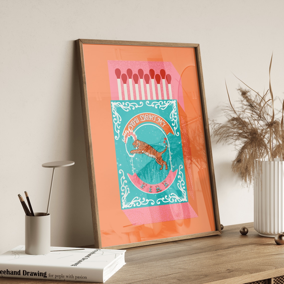 You Light My Fire Orange Match - Lighting Decor For Living Room のレビューと価格