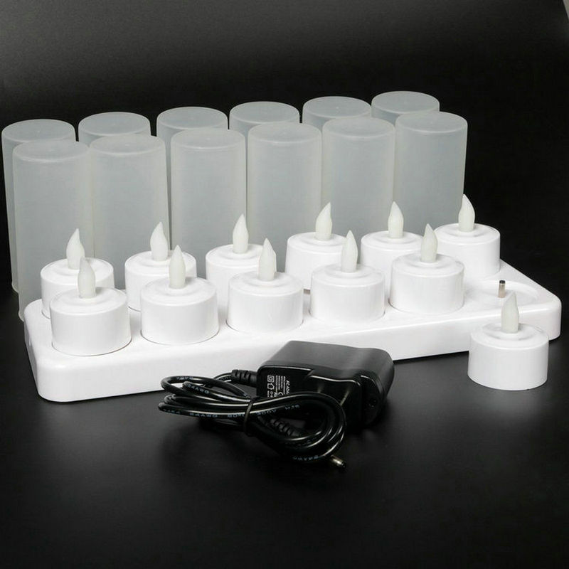 Pack of 12 Rechargeable led Ca - Decor Lighting Pack のレビューと価格