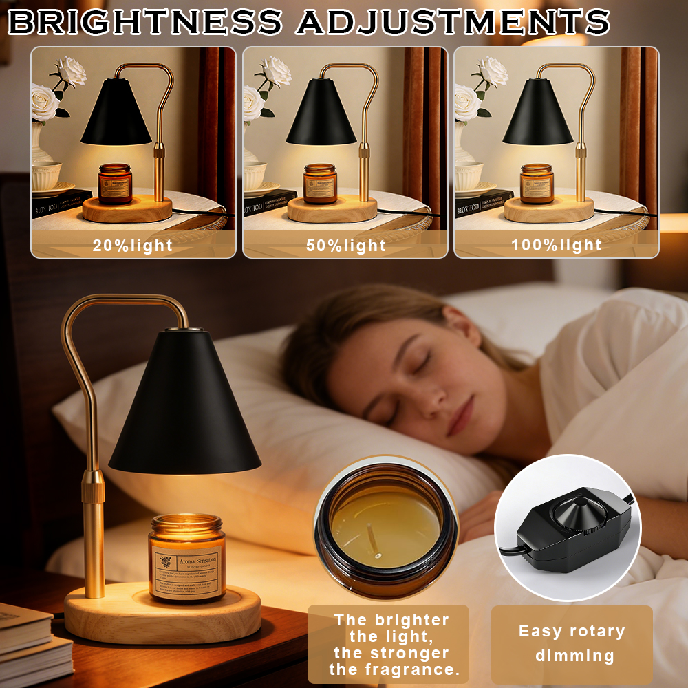 Black Candle Warmer Lamp Kitch - Lighting Decor For Living Room のレビューと価格