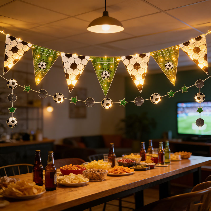 3Pack Soccer Party Decorations - Decor Lighting Fans のレビューと価格
