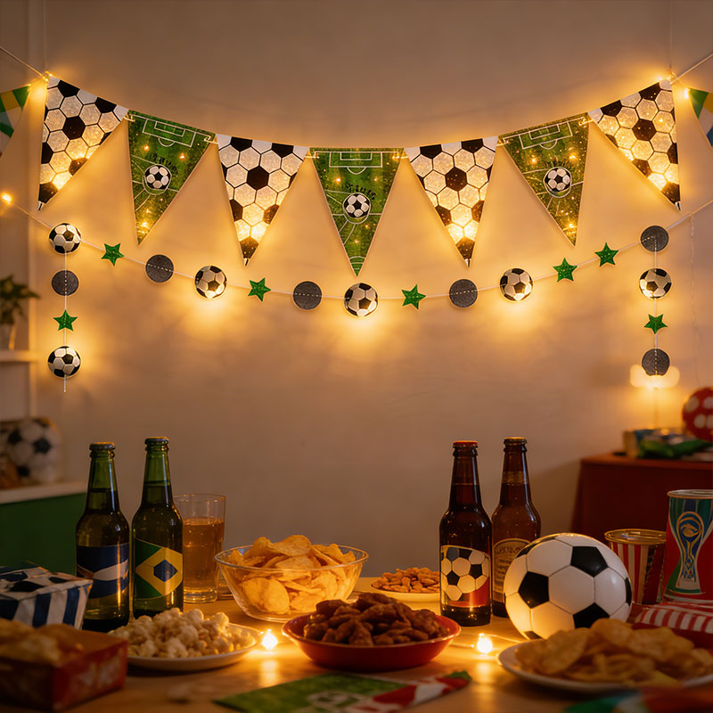 3Pack Soccer Party Decorations - Decor Lighting Fans のレビューと価格