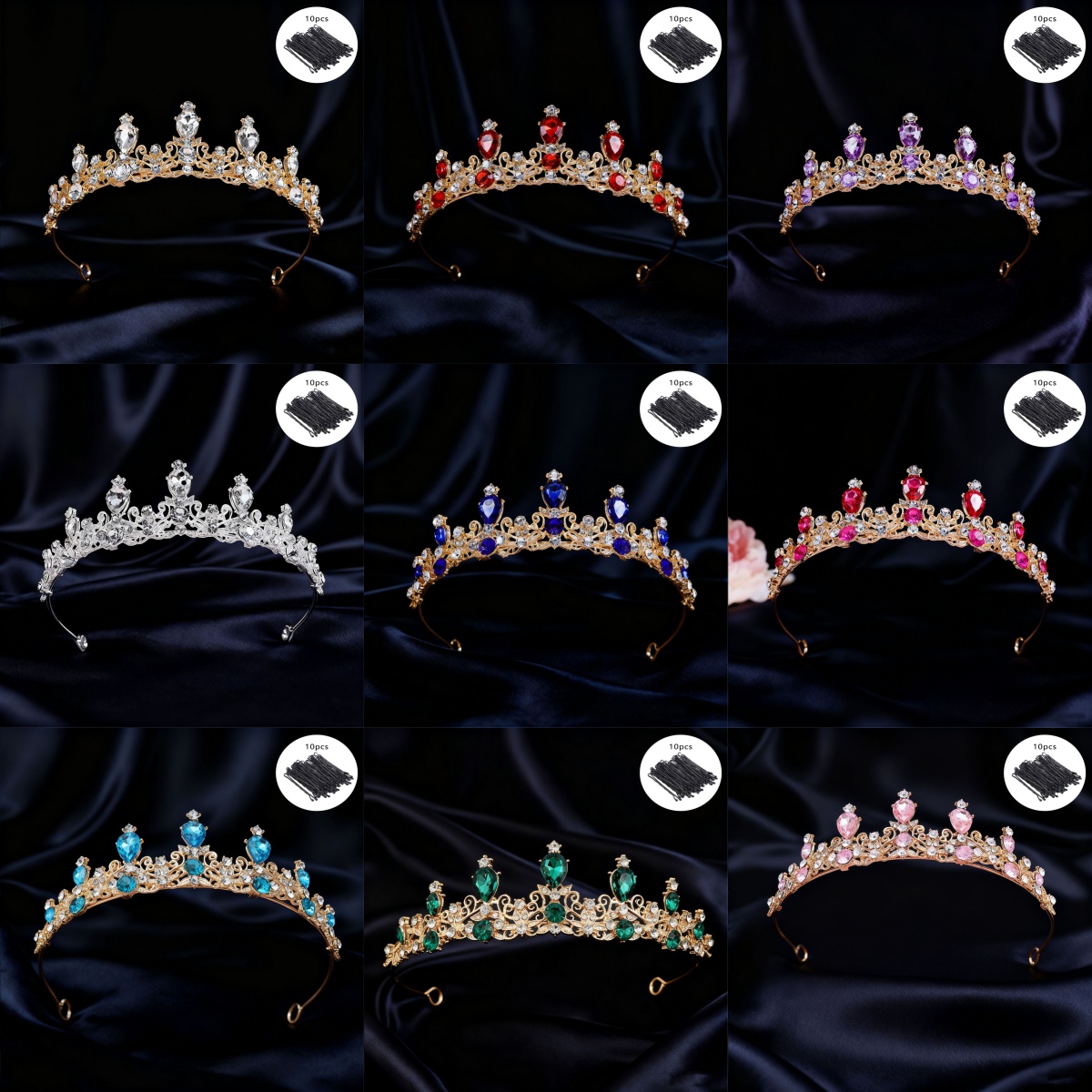 Bridal Tiara Vintage Scroll Rh - Elegant Decor & Lighting Llc のレビューと価格