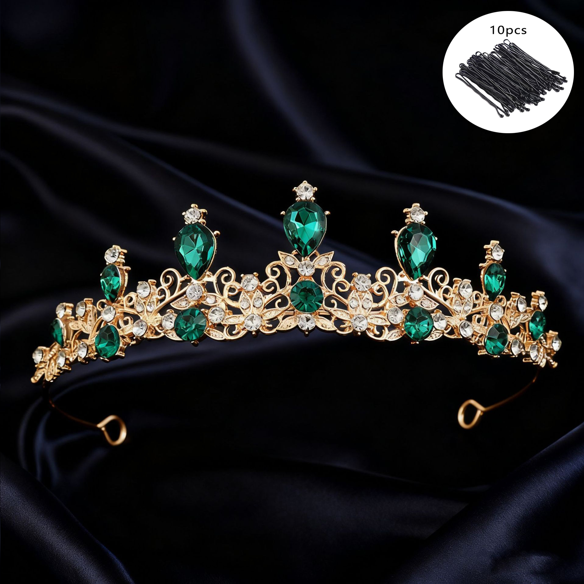 Bridal Tiara Vintage Scroll Rh - Elegant Decor & Lighting Llc のレビューと価格