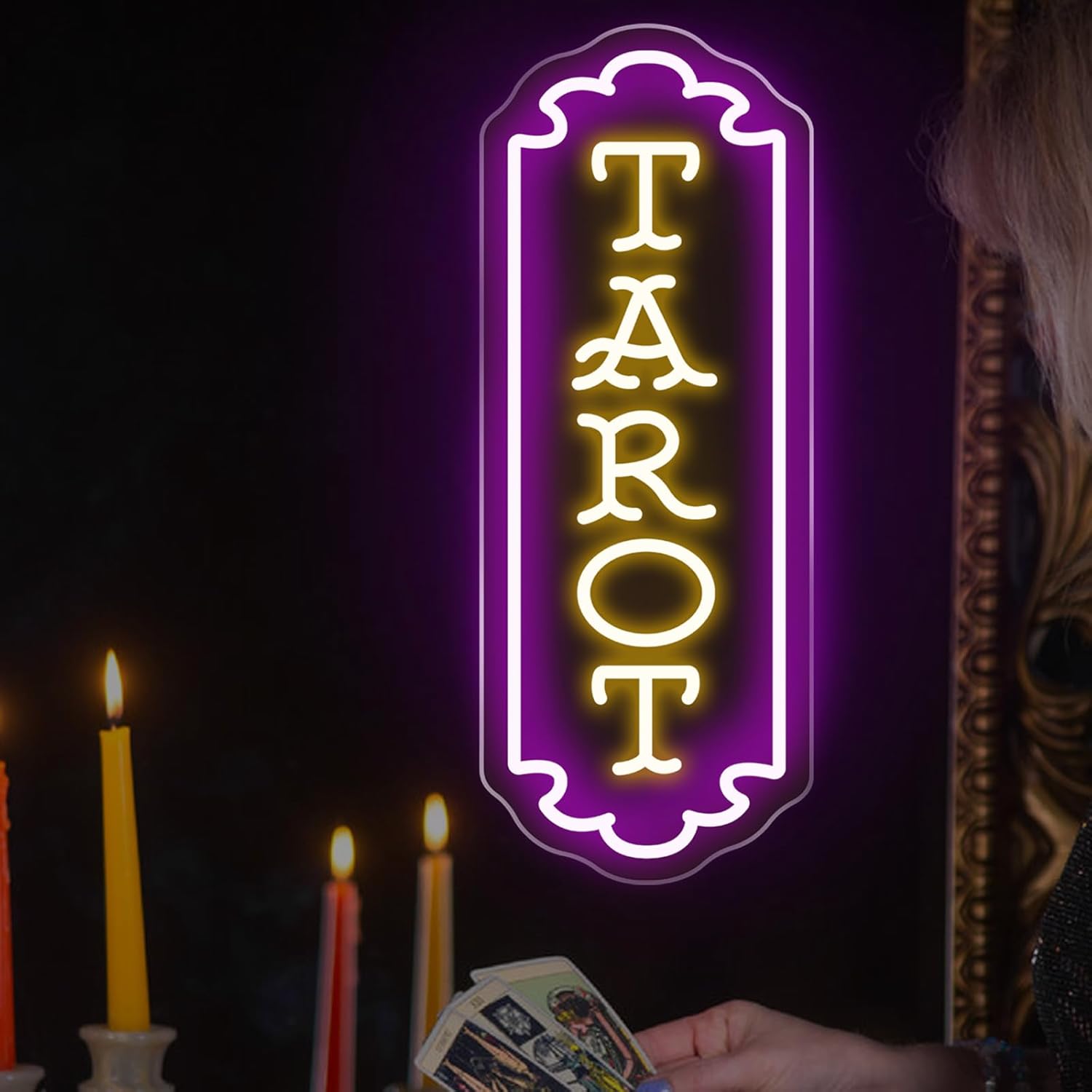 Tarot Neon Sign USB Powered My - Lighting Decor For Room のレビューと価格