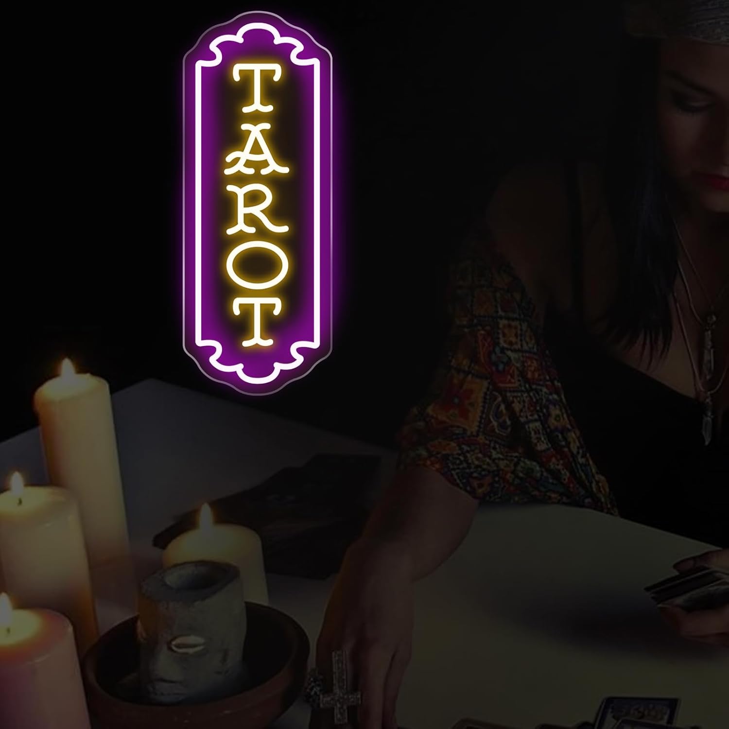 Tarot Neon Sign USB Powered My - Lighting Decor For Room のレビューと価格