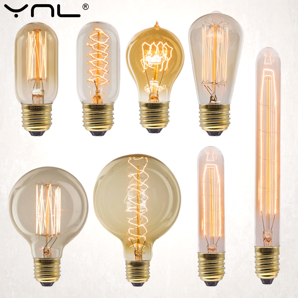 E27 Retro Edison Bulb 220V 40W - Lighting Decor For Living Room のレビューと価格