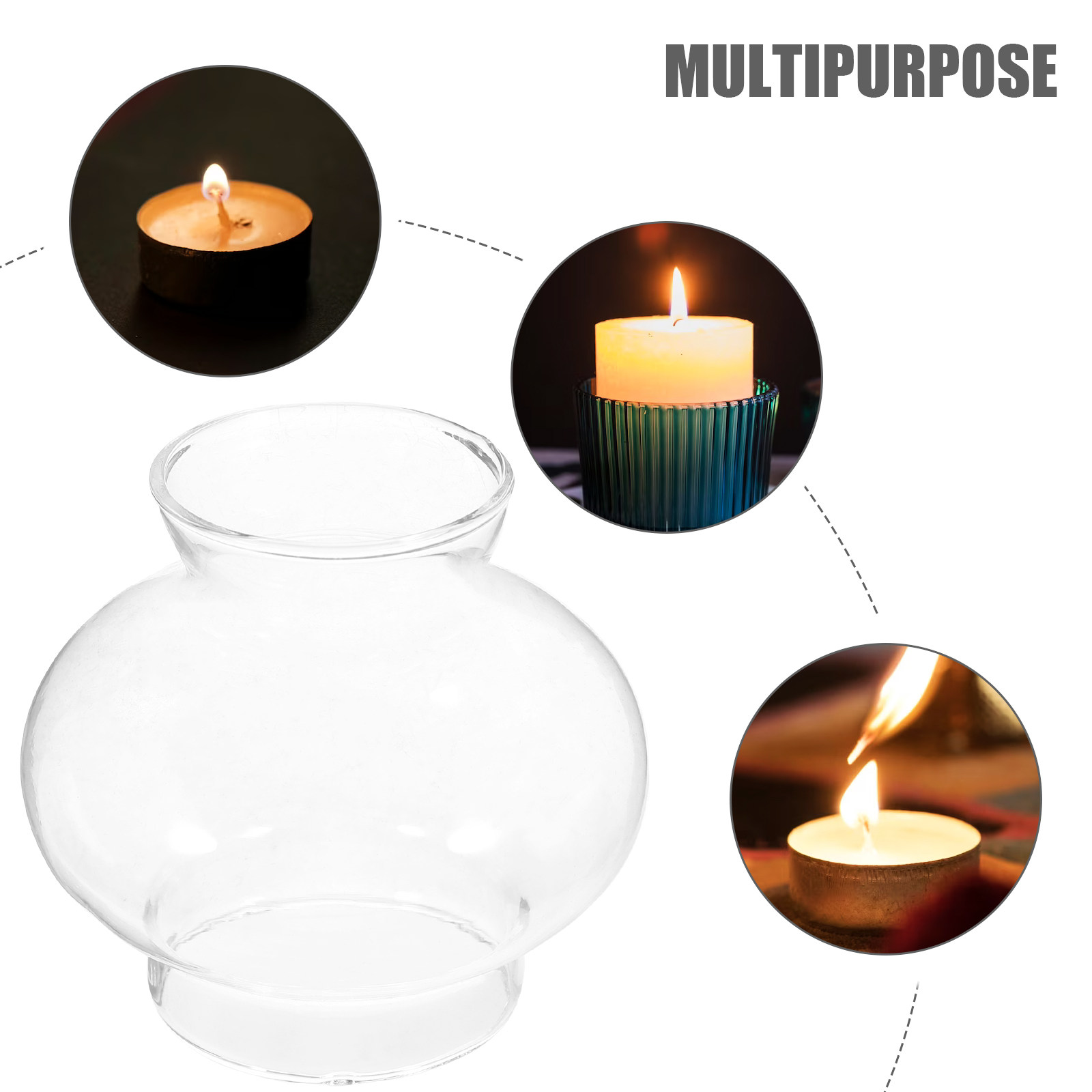 Retro Clear Glass Lampshade fo - Lighting Decor For Living Room のレビューと価格