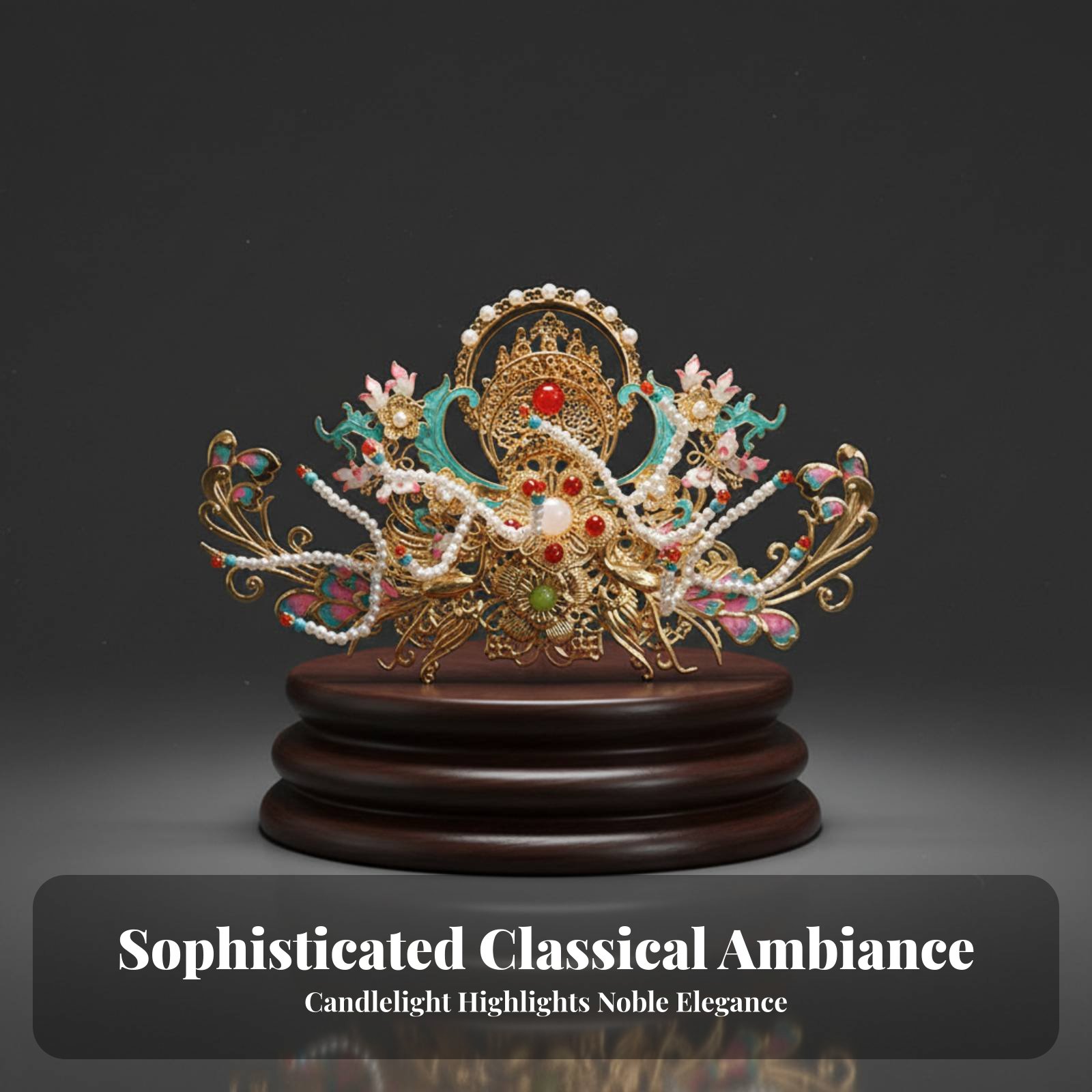 Traditional Chinese Hair Crown - Elegant Decor & Lighting Llc のレビューと価格