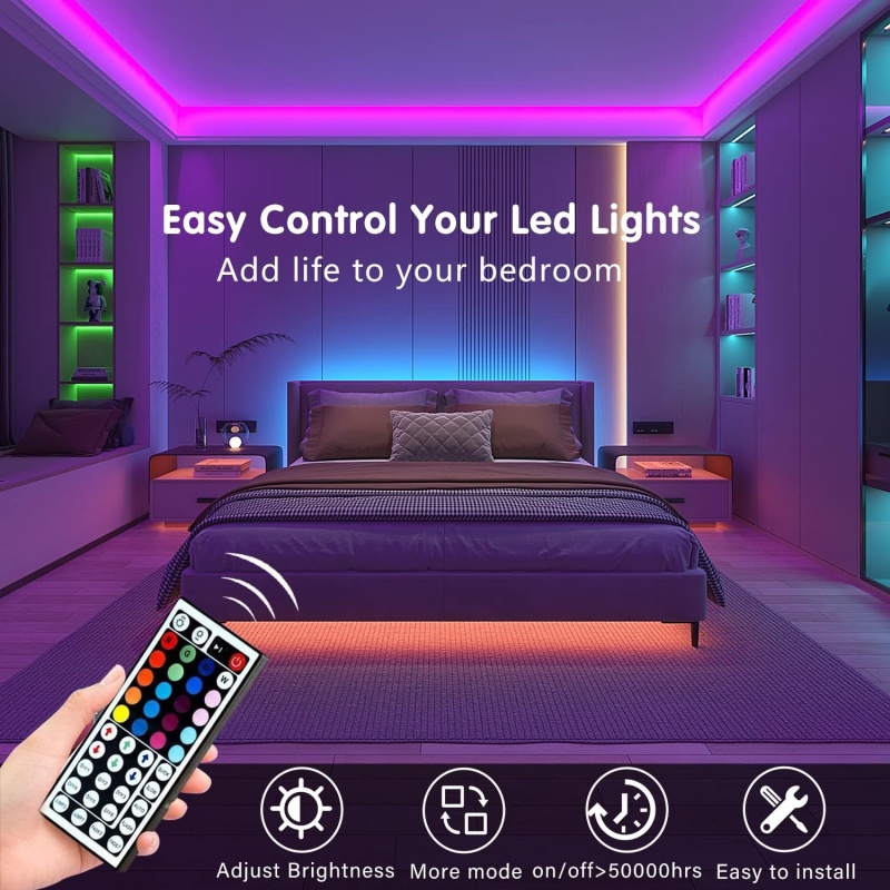 DC 5V USB LED Strip Lights APP - Lighting Decor For Room のレビューと価格