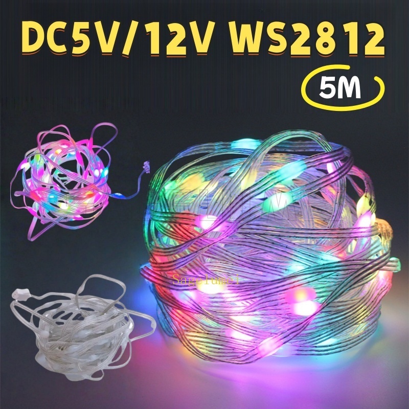 DC5V/12V WS2812 LED String Lig - Decor Lighting Address のレビューと価格