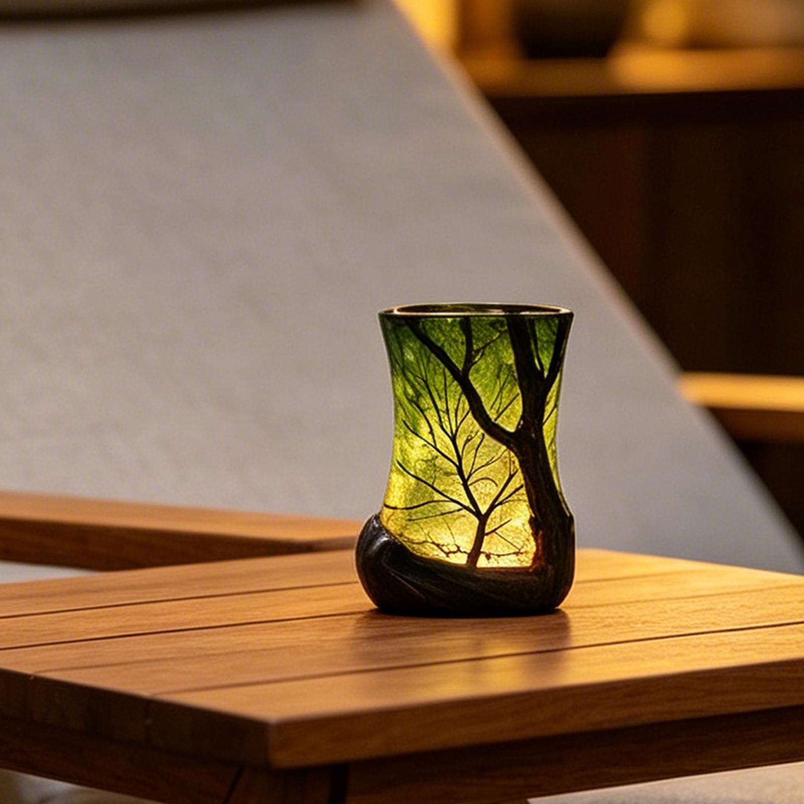 Bedside Table Lamp Forest Nigh - Lighting Decor For Room のレビューと価格