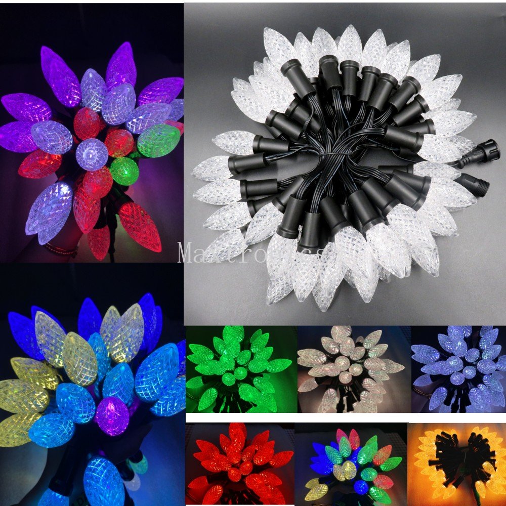 New 50leds/String C9 DC12V WS2 - Decor Lighting Address のレビューと価格