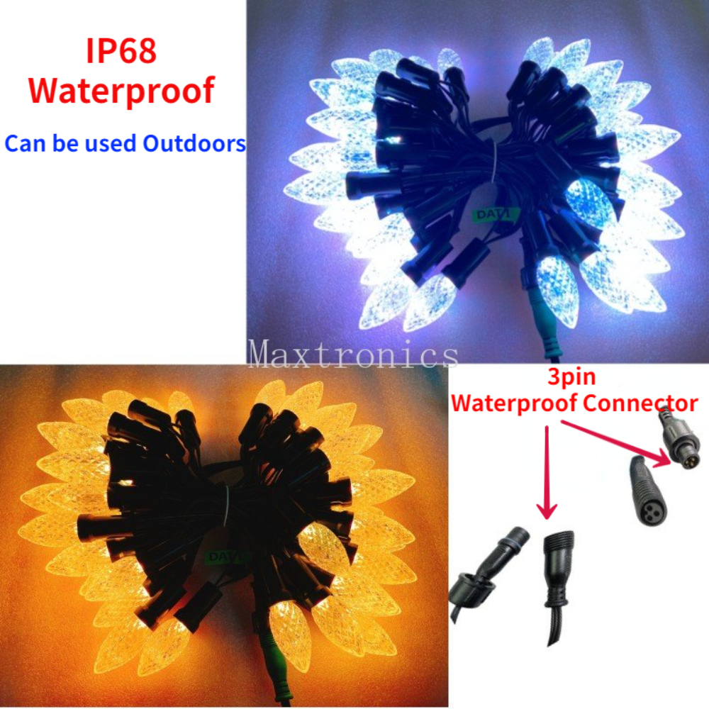 New 50leds/String C9 DC12V WS2 - Decor Lighting Address のレビューと価格