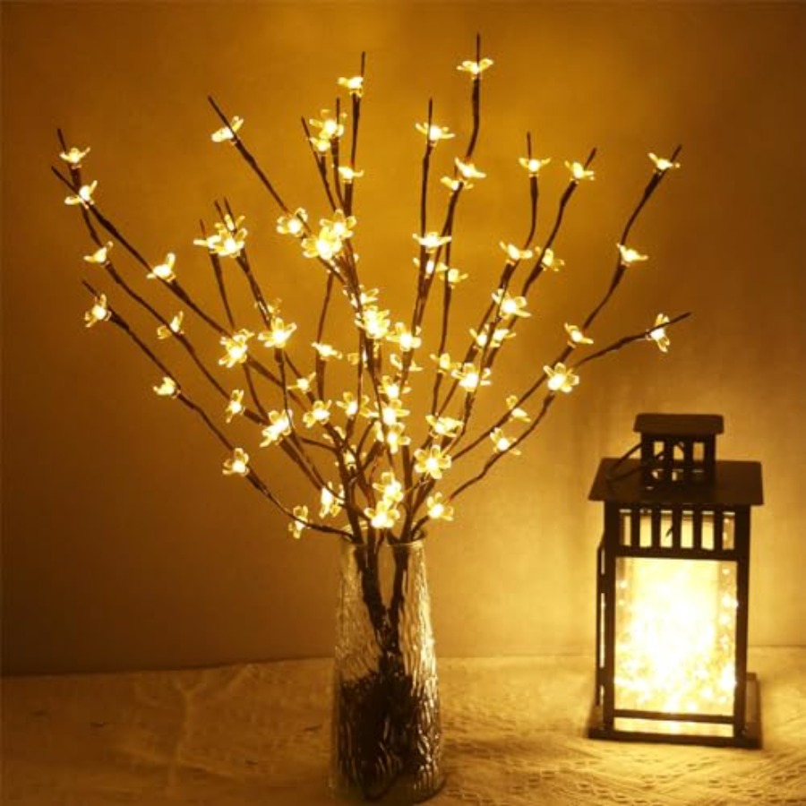 2 Pack Lighted Prelit Twig Tre - Decor Lighting Pack のレビューと価格