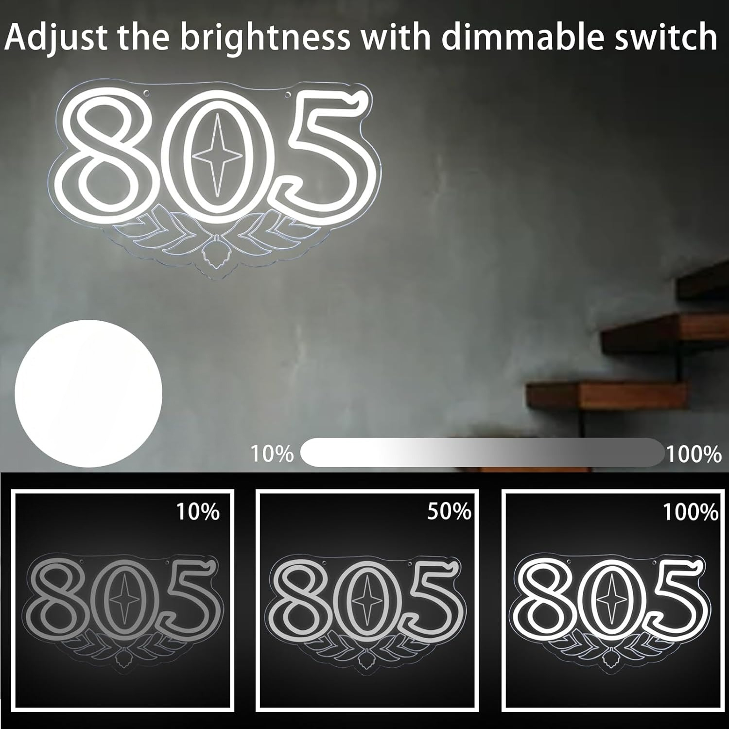 805 Neon Sign Beer Bar Art Wal - Lighting Decor For Room のレビューと価格