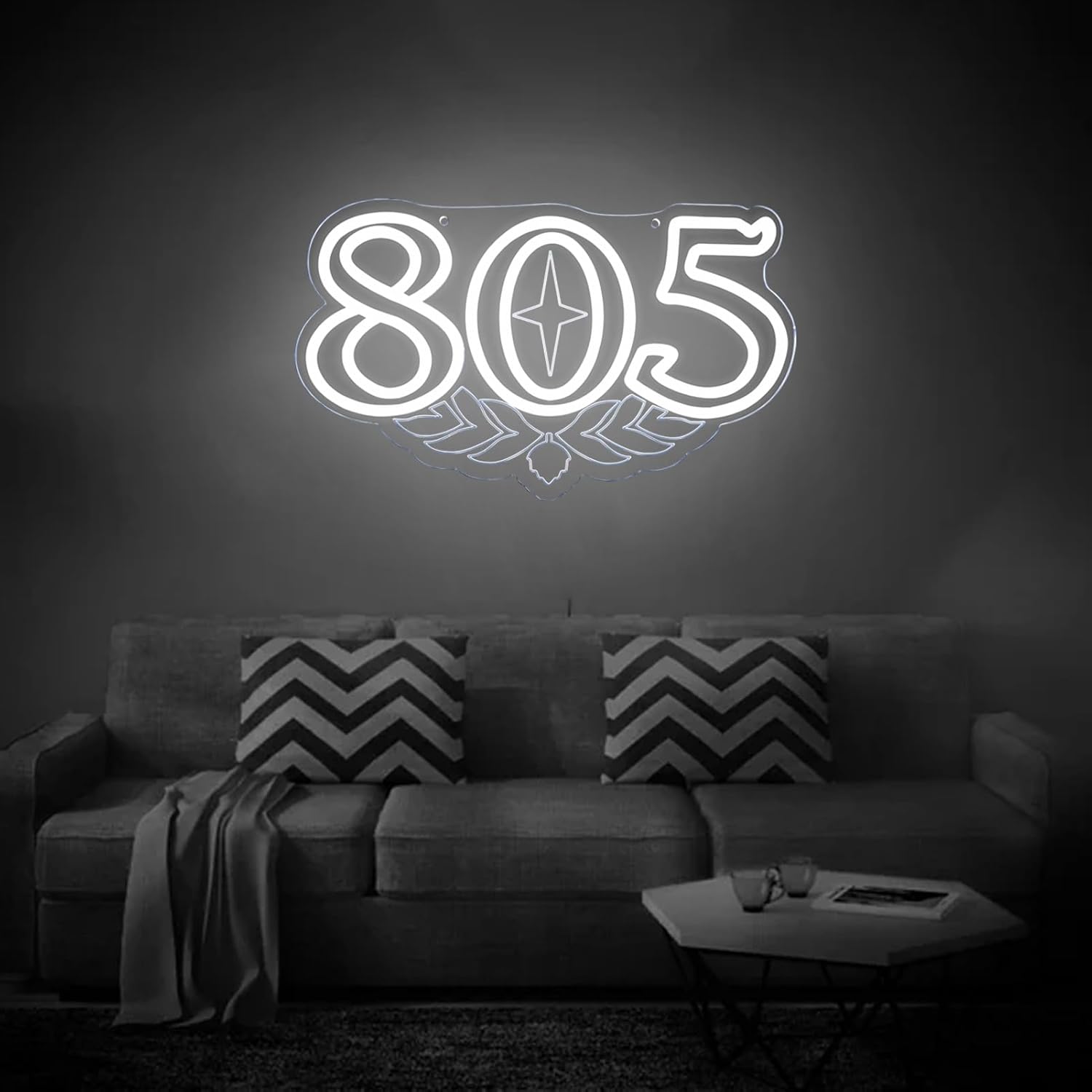 805 Neon Sign Beer Bar Art Wal - Lighting Decor For Room のレビューと価格