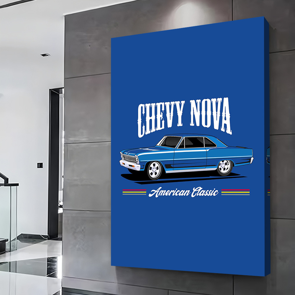 Chevy Nova Classic Cars Printi - Nova Decor & Lighting Vase のレビューと価格