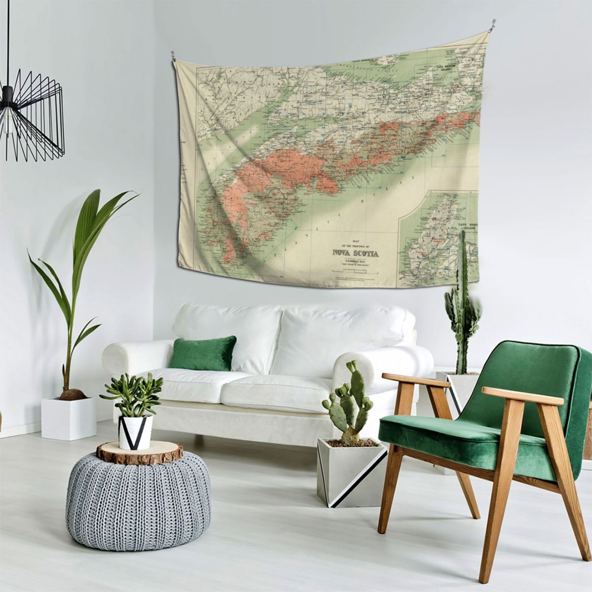 Vintage Geological Map of Nova - Nova Decor & Lighting Vase のレビューと価格