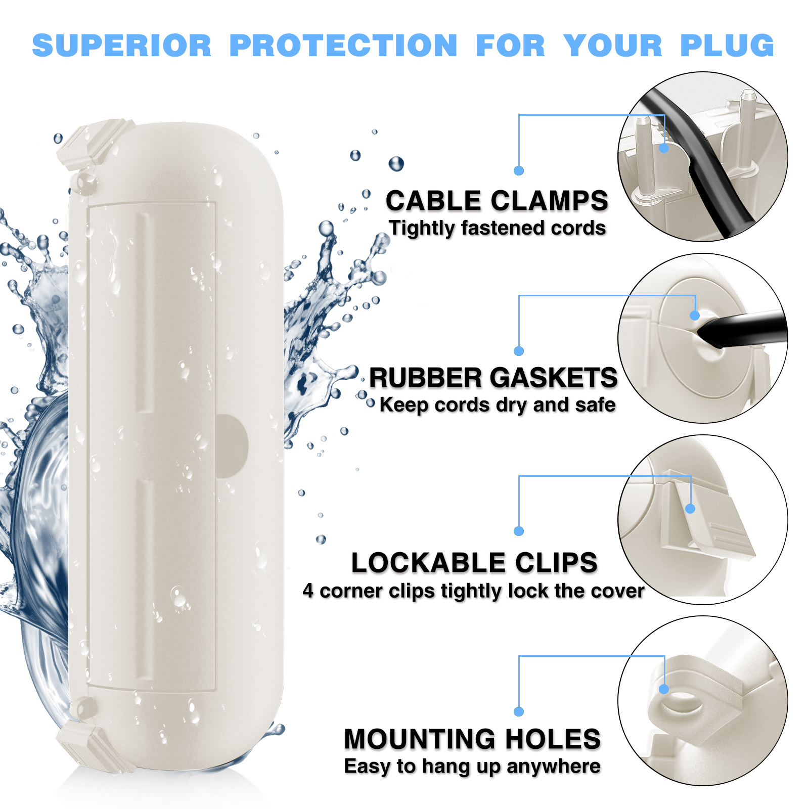 2 Pack Waterproof Outdoor Conn - Decor Lighting Pack のレビューと価格