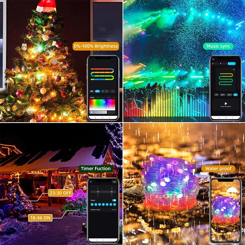 Dreamcolor Christmas Lights St - Decor Lighting Address のレビューと価格
