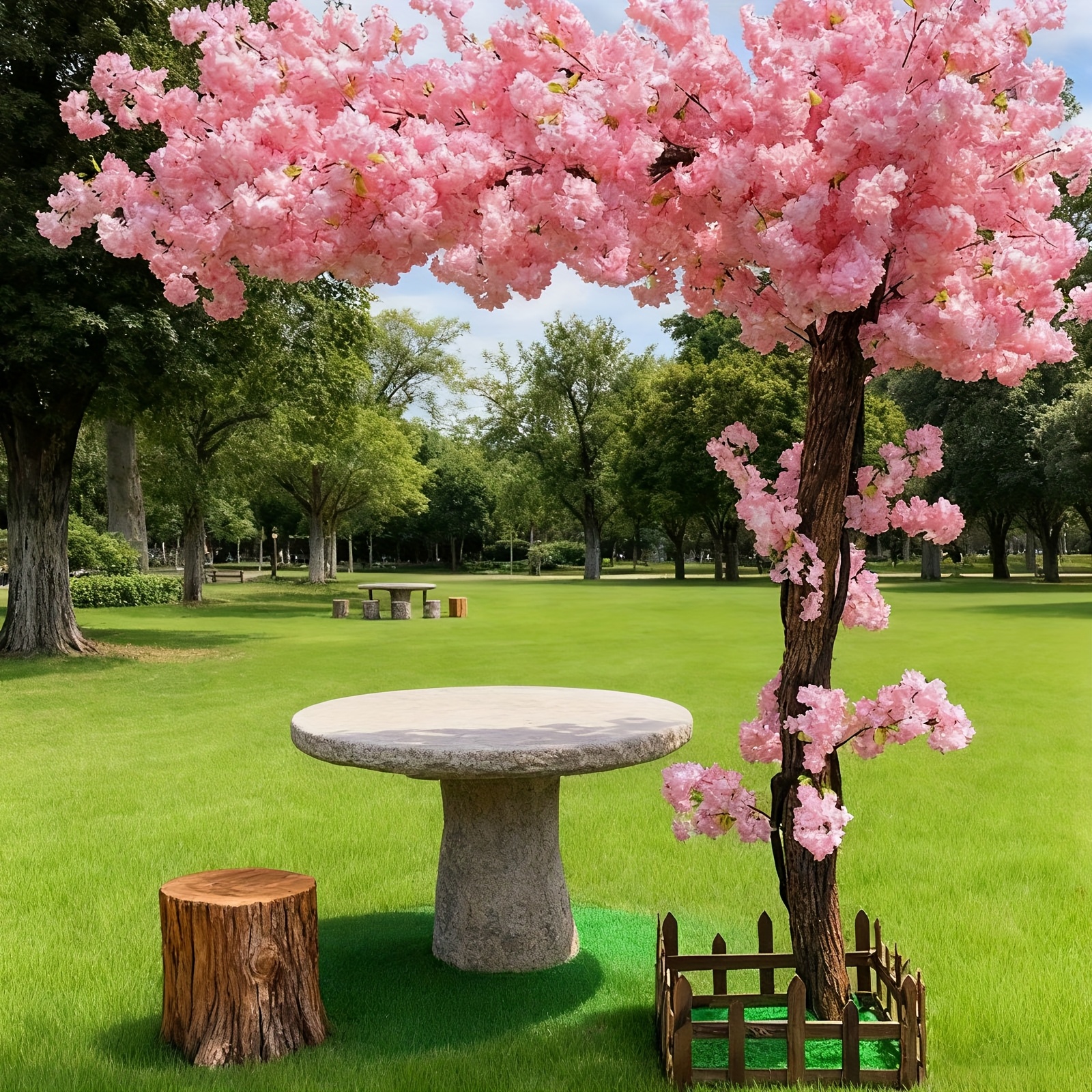 Artificial Cherry Blossom Tree - Lighting Decor For Living Room のレビューと価格