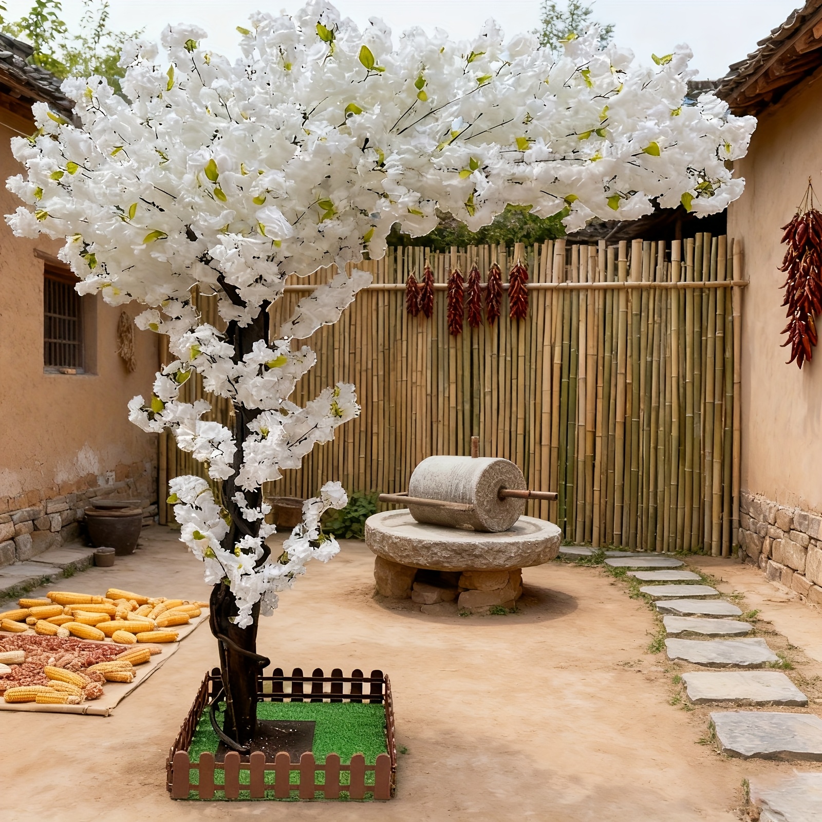 Artificial Cherry Blossom Tree - Lighting Decor For Living Room のレビューと価格