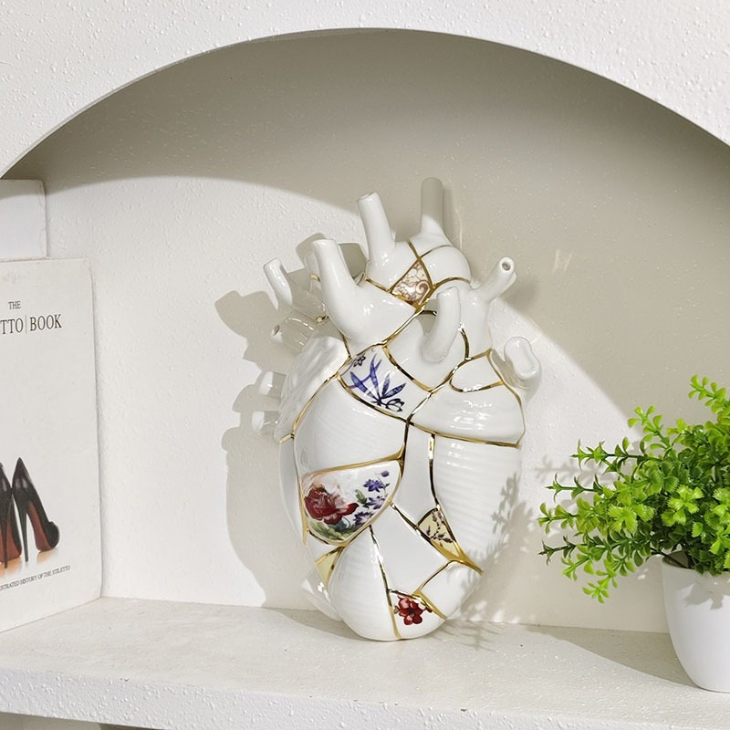 Heart vase Living room wine ca - Lighting Decor For Living Room のレビューと価格