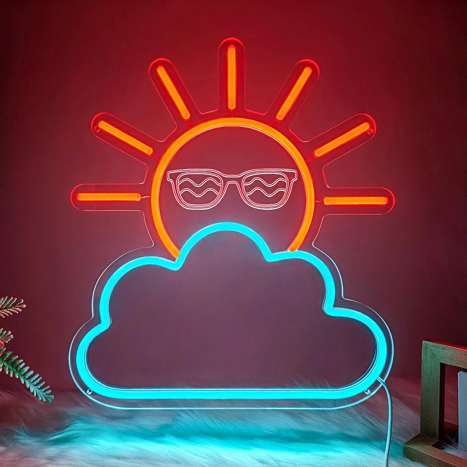 Sunrise Sunset Neon Sign USB P - Lighting Decor For Living Room のレビューと価格