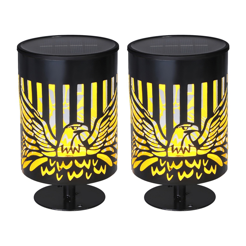 2 Pack Solar Fence Lights Meta - Decor Lighting Pack のレビューと価格