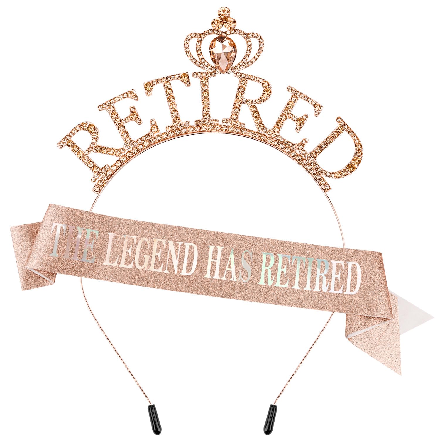 Retirement Sash & Crown Set fo - Elegant Decor & Lighting Llc のレビューと価格