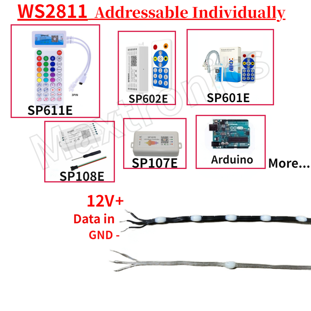 DC12V 1000-3000PCS Smart WS281 - Decor Lighting Address のレビューと価格