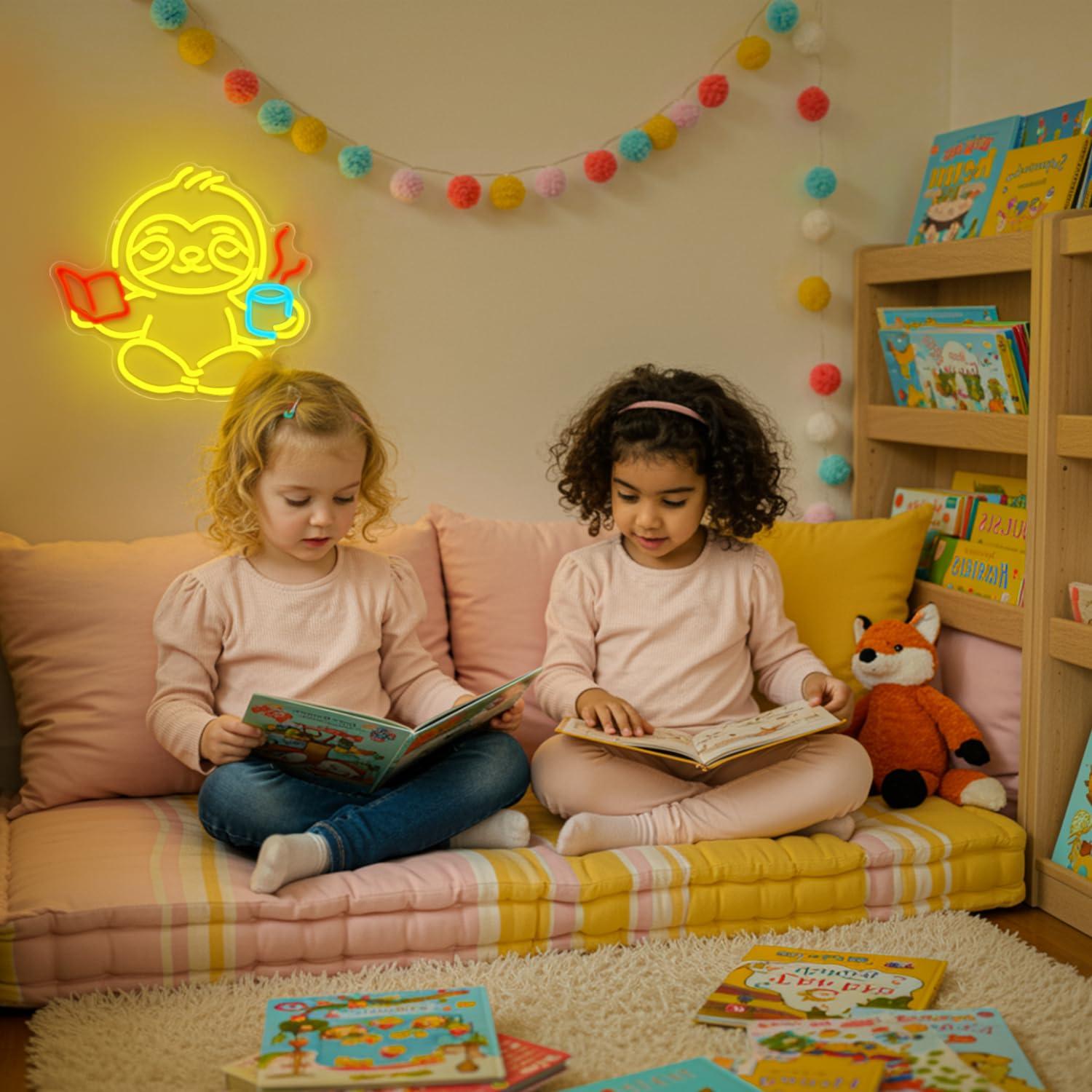 Sloth Neon Sign USB Dimmable L - Lighting Decor For Living Room のレビューと価格