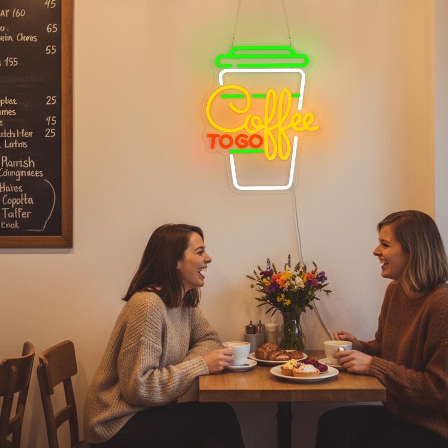 Coffee Neon Sign USB Dimmable  - Home Lighting And Decor のレビューと価格