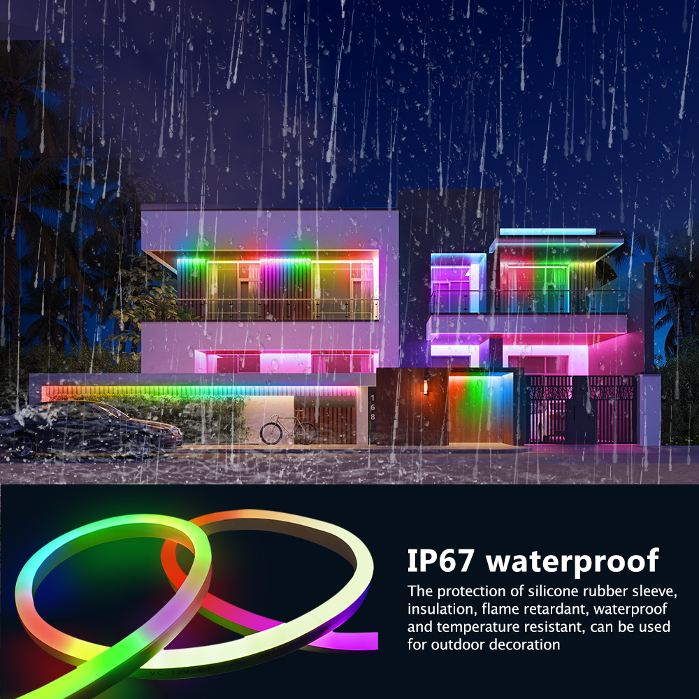 TUYA WiFi Neon RGBIC LED Addre - Decor Lighting Address のレビューと価格