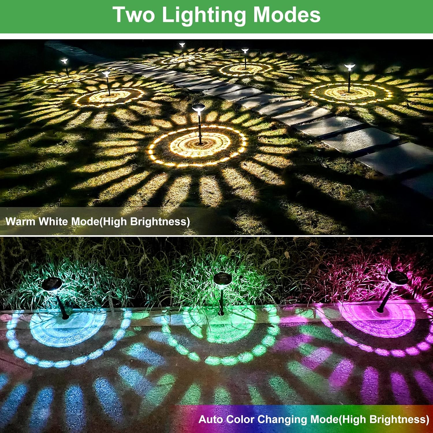 6 Pack Solar Pathway Lights wi - Decor Lighting Pack のレビューと価格