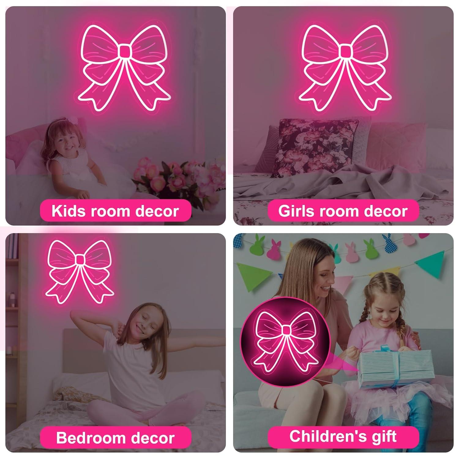 Bow Neon Signs USB Dimmable LE - Lighting Decor For Room のレビューと価格