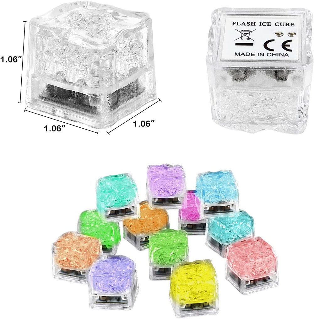50/100 Pack of LED Ice Cubes G - Decor Lighting Pack のレビューと価格