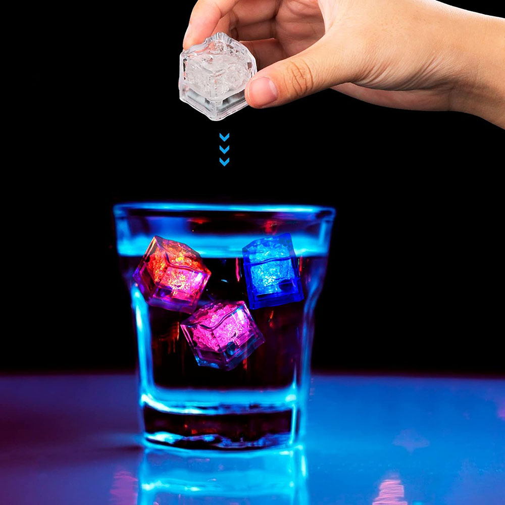 50/100 Pack of LED Ice Cubes G - Decor Lighting Pack のレビューと価格
