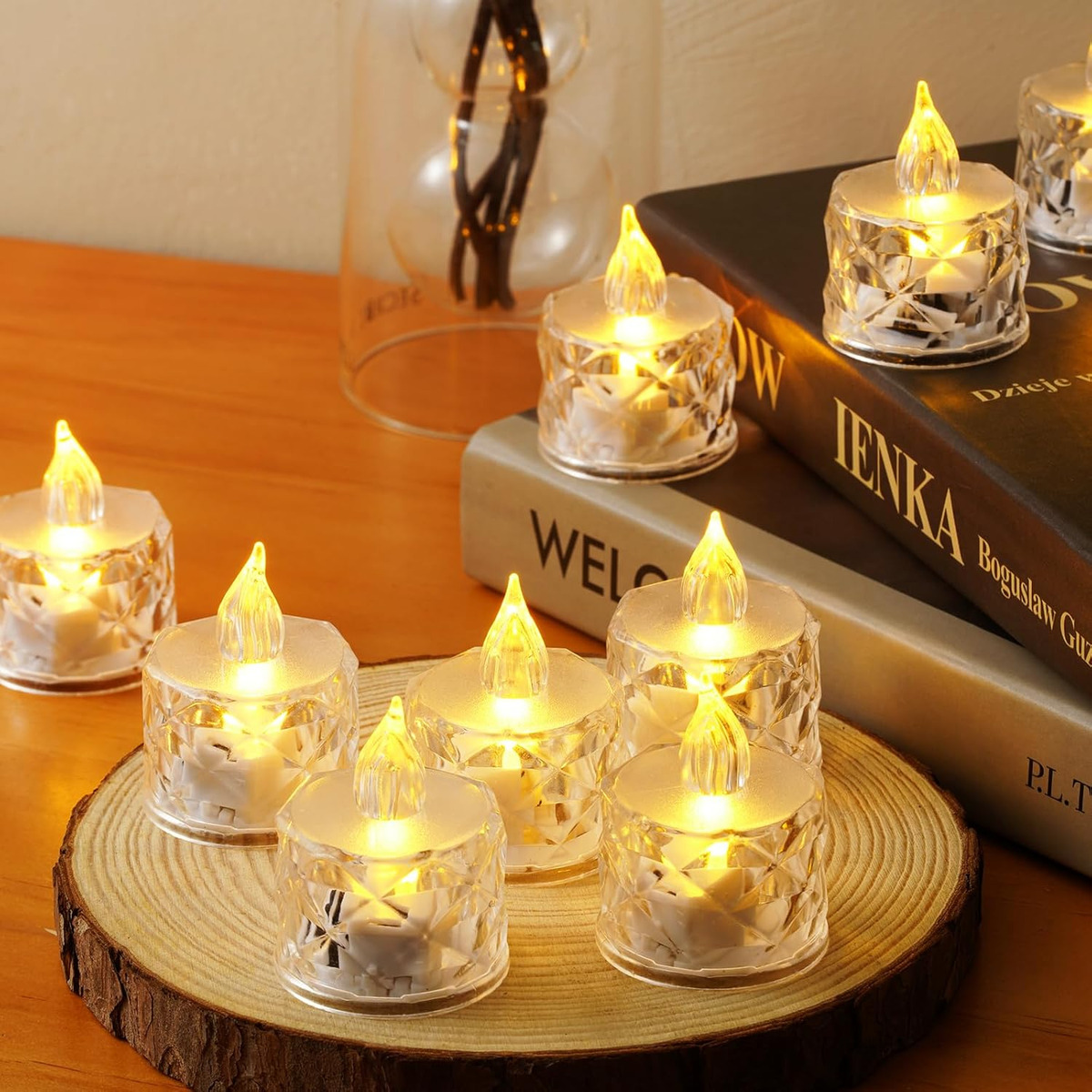 12 Pack Flameless LED Tea Ligh - Decor Lighting Pack のレビューと価格