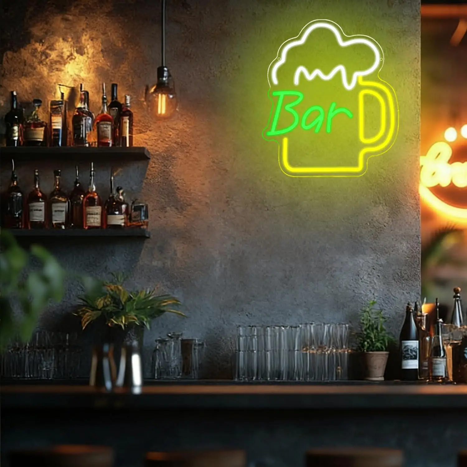 Beer Bar Neon Sign USB Dimmabl - Home Lighting And Decor のレビューと価格