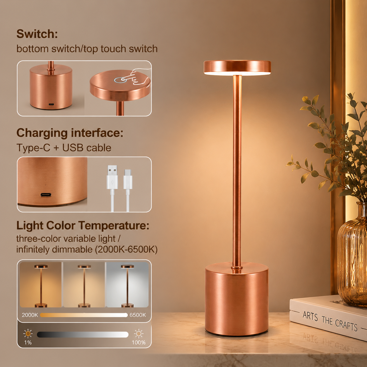 GGBingo Metal Light Table Lamp - Lighting Decor For Living Room のレビューと価格